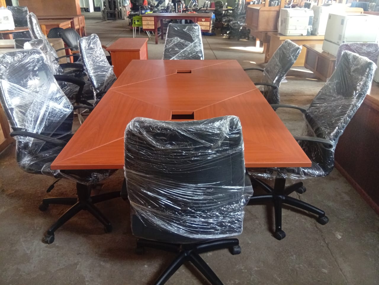 6 seater boardroom table