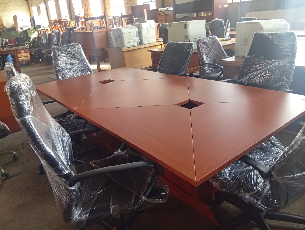 6 seater boardroom table