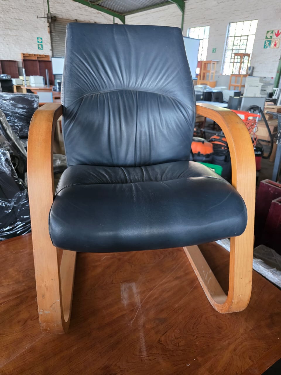 Leather Visitors Chair